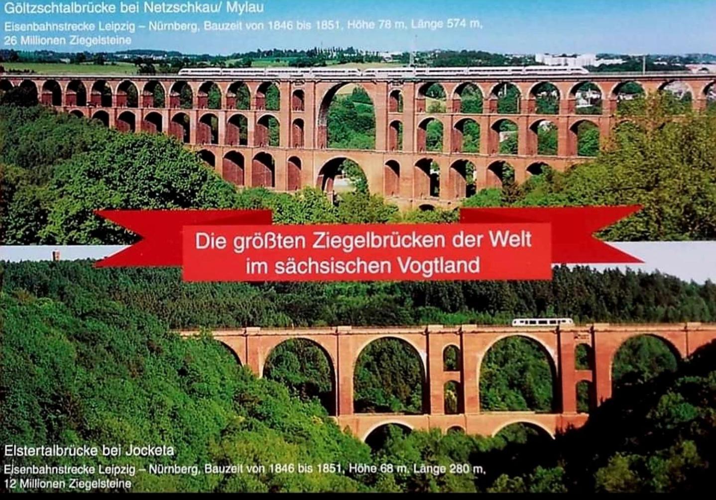 Ferienwohnung "Blick Mylau" - Naehe Freizeitpark Plohn & Weltgroesster Ziegelsteinbruecke Reichenbach im Vogtland Exterior photo